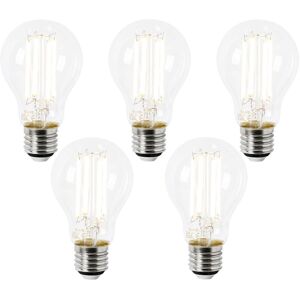 LUEDD Set of 5 E27 led Bulbs A60 Clear 2.2W 470lm 2700K LUEDD Set of 5 E27 led Bulbs A60 Clear 2.2W 470lm 2700K