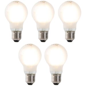 Luedd - Set of 5 E27 led Filament Bulbs A60 Frosted Glass 4W 450LM 2700K Luedd - Set of 5 E27 led Filament Bulbs A60 Frosted Glass 4W 450LM 2700K
