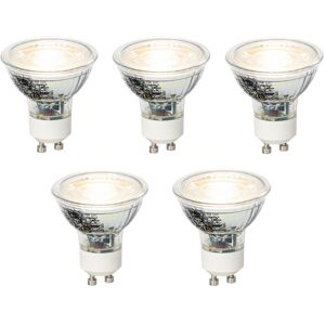 LUEDD Set of 5 GU10 Dimmable led Bulbs 4W 310lm 3000K LUEDD Set of 5 GU10 Dimmable led Bulbs 4W 310lm 3000K