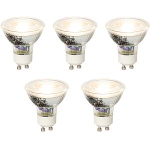 LUEDD Set of 5 GU10 Dimmable LED Bulbs 5W 370lm 3000K LUEDD Set of 5 GU10 Dimmable LED Bulbs 5W 370lm 3000K