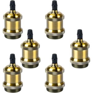 AXHUP Vintage Light Socket, 12 Stock Retro Edison Lamp Holder for diy Pendant Light E27 Bulb Socket Adaptor (Bronze) AXHUP Vintage Light Socket, 12 Stock Retro Edison Lamp Holder for diy Pendant Light E27 Bulb Socket Adaptor (Bronze)