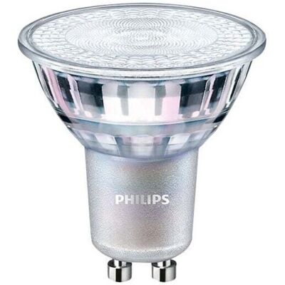 SNQ GU10 50W Warm White LED Spotlight, Glass, Pack of 2 SNQ GU10 50W Warm White LED Spotlight, Glass, Pack of 2