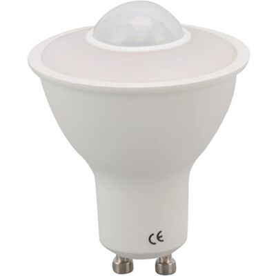 TORMATOR GU10 LED Infrared Motion Sensor Human Induction Replacement Bulb Warm Light for Ceiling Hallway Porch 3000K 5W AC 85-265V TORMATOR GU10 LED Infrared Motion Sensor Human Induction Replacement Bulb Warm Light for Ceiling Hallway Porch 3000K 5W AC 85-265V
