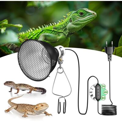 OEM Dome Heat Lamp With Reflector, Dimmer And Timer, 100w E27 Terrarium Heat Lamp, 5.5 Inch Reflector Lamp Holder For Uva, Uvb, And Infrared Bulbs (bulb Not Included) OEM Dome Heat Lamp With Reflector, Dimmer And Timer, 100w E27 Terrarium Heat Lamp, 5.5 Inch Reflector Lamp Holder For Uva, Uvb, And Infrared Bulbs (bulb Not Included)