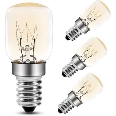 OEM Oven Bulb 25w 300 Degrees E14 T25 Incandescent Bulb 2700k Warm White Dimmable Pygmy Bulbs For Oven, Microwave, Salt Lamp, Pack Of 4 OEM Oven Bulb 25w 300 Degrees E14 T25 Incandescent Bulb 2700k Warm White Dimmable Pygmy Bulbs For Oven, Microwave, Salt Lamp, Pack Of 4