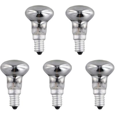 TORMATOR Replacement Lava Lamp E14 R39 30W Screw-in Projector Bulb Clear Reflector Spot Incandescent Lava Bulbs 5 Pieces TORMATOR Replacement Lava Lamp E14 R39 30W Screw-in Projector Bulb Clear Reflector Spot Incandescent Lava Bulbs 5 Pieces