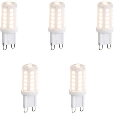 Luedd LED Bulbs Set of 5 Dimmable Opal 3W 250lm 3000K Luedd LED Bulbs Set of 5 Dimmable Opal 3W 250lm 3000K
