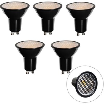Luedd - Set of 5 GU10 3-Step Dimmable led Bulbs 50mm Honey Rate 6W 400 lm 3000K Luedd - Set of 5 GU10 3-Step Dimmable led Bulbs 50mm Honey Rate 6W 400 lm 3000K