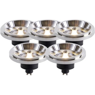 Luedd - Set of 5 GU10 led Bulbs AR111 11W 820LM 3000K Luedd - Set of 5 GU10 led Bulbs AR111 11W 820LM 3000K
