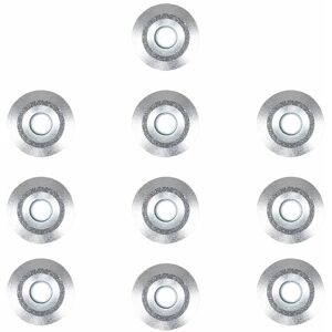 Valuelights - 10 x 15mm led Round Garden Decking Lights Kit - IP67 - White