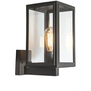 QAZQA Industrial Wall Lamp Anthracite IP44 - Sutton Up - Dark Grey