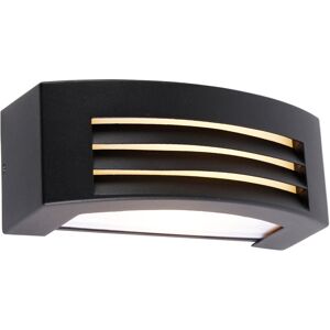 QAZQA Modern outdoor wall lamp black IP44 - Hurricane 1 - Black