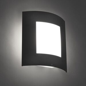 QAZQA Modern Wall Lamp Dark Grey IP44 - Emmerald 1 - Dark Grey