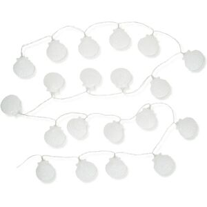 Valuelights - 20 x Solar String Fairy Lights Garden Outdoor Patio Party Lighting Warm White - White Seashells