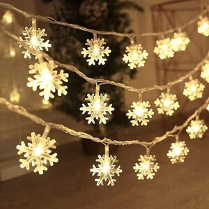 MUMU 20ft 40 led String Lights Battery Powered, 2 Lighting Modes, Christmas, Decorative for Indoor and Outdoor, Wedding, Party