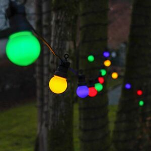 CONNECTGO 5m Plug In Outdoor White led Festoon String Light Garden Decoration