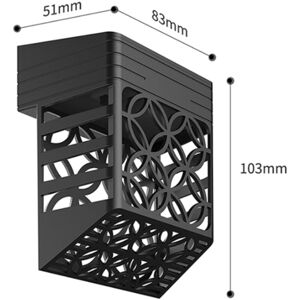 Xuigort - 8 Pack Solar Fence Lights led Garden Decorative Lighting for Posts, Patio, Front Door, Steps, Stairs