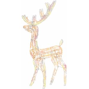 Acrylic Reindeer Christmas Decorations 3 pcs 120cm Multicolour vidaXL - multicolour