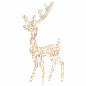 Acrylic Reindeer Christmas Decorations 2 pcs 120cm Multicolour Vidaxl multicolour