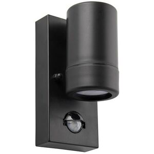 Saxby Lighting - Icarus Sensor Garden Wall Lamp Black 1 bulb 15.2cm