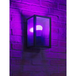 Auraglow Glass Box Wall Light - Colour Changing - 8 Pack