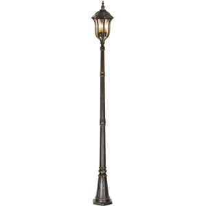 Baton Rouge - 4 Light Outdoor Lamp Post Walnut IP44, E14 - Elstead