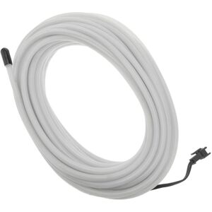 Cable electroluminescent 5mm transparent-white 5m coiled cable with battery - Bematik