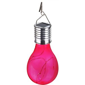 DRILLPRO Bulb Solar Light Garden Solar Night Camping Hanging Red lbtn