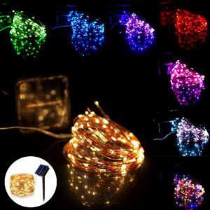 RHAFAYRE Christmas String Lights 50m 400 led Fairy Lights Waterproof IP44 for Indoor Outdoor Window Xmas Wedding Birthday Home Bedroom Garden Patio (White)