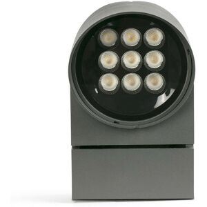 Faro Barcelona - Faro Muur 210 Dark Grey Projector Lamp 21W 3000K IP65