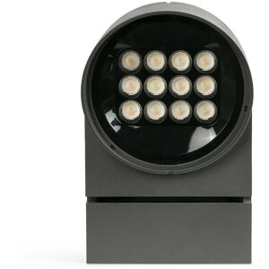 Faro Barcelona - Faro Muur 250 Dark Grey Projector Lamp 28.5W 3000K IP65