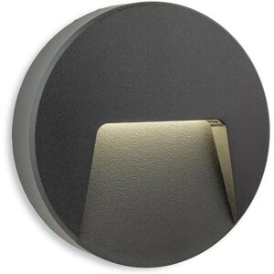 Firstlight Products - Firstlight Golf Outdoor Integrated led Surface Mounted Wall & Step Light Round Graphite IP65