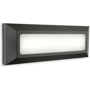 Firstlight Products - Firstlight Shine Outdoor Integrated led Surface Mounted Wall & Step Light Rectangle Graphite IP65