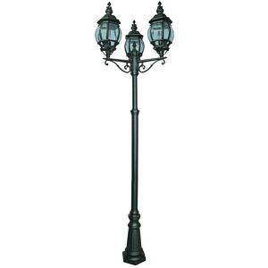 Searchlight - Bel Aire - 3 Light Outdoor Lamp Post Black IP44, E27