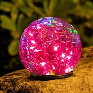 Xuigort - Garden Solar Ball Light Outdoor Light led For Outdoor Passage Walkway Yard Lawn-multicolor