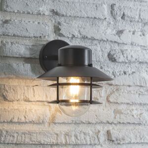 Garden Trading - Carbon Grey Strand Down Nautical Mains Garden Wall Light LACN32