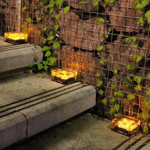 Groofoo - led Solar Light Led, 2pcs Solar Lamp Buried Underground Underground Light