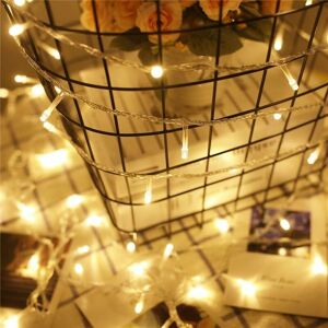 Warm White led Fairy Lights, with European Adapter, Christmas Decoration Bedroom Wedding Garden Warm White (30M, 300 LEDs) - Groofoo