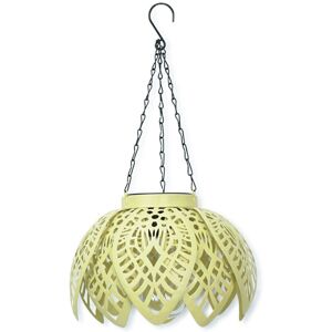 Valuelights - Hanging Artichoke Design Solar Lights Garden Décor Pendant Lamp Outdoor Lighting - Yellow