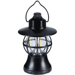 HÉLOISE Hanging Camp Lantern Lamp Rechargeable Light Outdoor Life Eye Protection Warm Light Readingblack