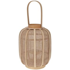 Hanging Lantern Rattan 24x31 cm Beige H&s Collection Beige