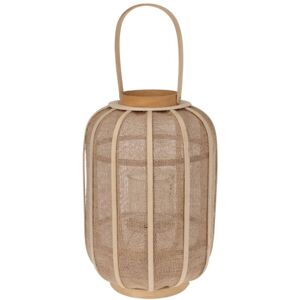 Hanging Lantern Rattan 28x40 cm Beige H&s Collection Beige