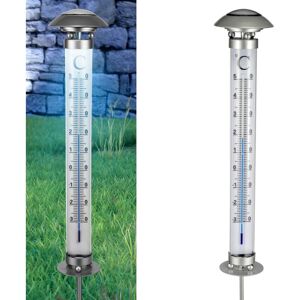 BERKFIELD HOME HI Solar Garden Thermometer Light