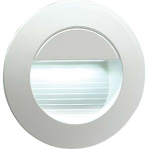 IP54 Recessed Round Indoor/Outdoor led Guide/Stair/Wall Light White led, 230V - Knightsbridge