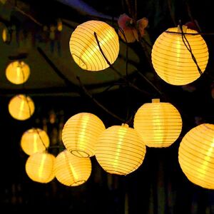 Langray - 30 Outdoor Solar String Lights, String Lights for Outdoor Solar Garden Lights, for Indoor and Outdoor Decoration, Garden, Patio, Balcony,