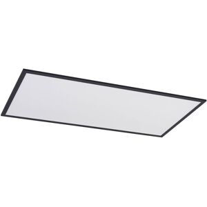 Lindby - led Panel Nelios (modern) in Black made of Aluminium for e.g. Living Room & Dining Room (1 light source,) from black, white