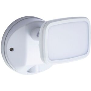 Litecraft Alma Single Floodlight 10 Watt LED Outdoor Fitting - White