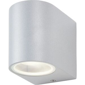 Litecraft - Irwell Wall Light Outdoor Up or Down IP44 Fitting - Silver