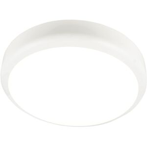 Laure Flush Bulkhead Light With Emergency Function & Sensor - White - Litecraft