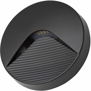 Litecraft - Wall Light Outdoor Round Surface Mount 2 Watt led Fitting - Anthracite